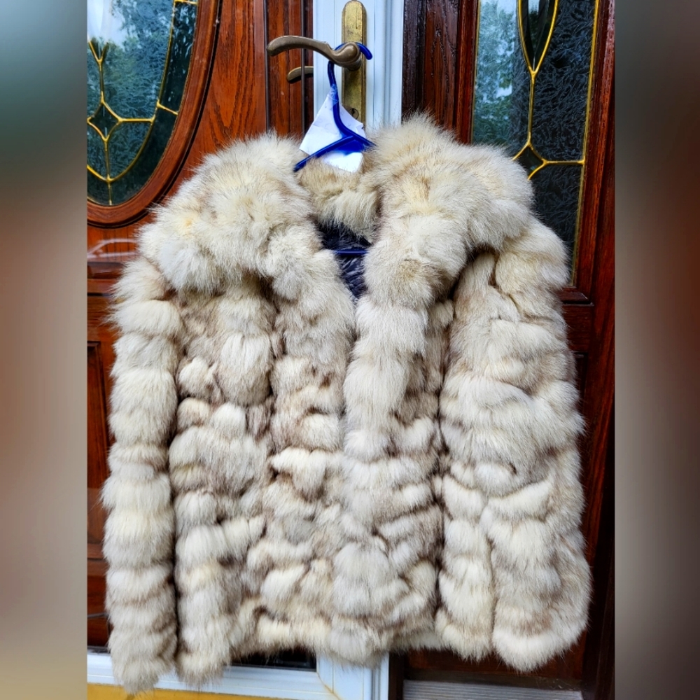 Vintage Authentic Fox Fur Jacket